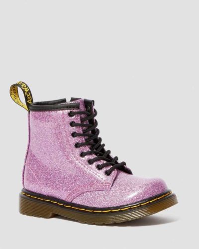 Botas Con Cordones Dr Martens Toddler 1460 Glitter Para Niños DR7120T